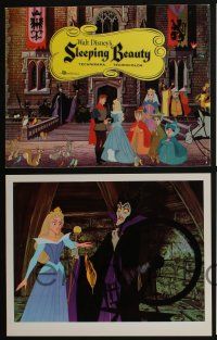 5g485 SLEEPING BEAUTY 8 LCs '59 Walt Disney cartoon fairy tale fantasy classic, cool images!
