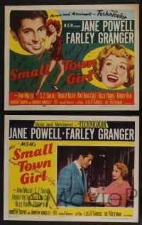 5g487 SMALL TOWN GIRL 8 LCs '53 sexy Jane Powell, Farley Granger, Ann Miller, S.Z. Sakall!