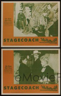 5g504 STAGECOACH 8 LCs R40s George Bancroft, pretty Claire Trevor, John Ford classic!