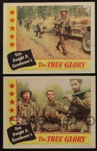 5g712 TRUE GLORY 5 LCs '45 World War II documentary by General Dwight D. Eisenhower!