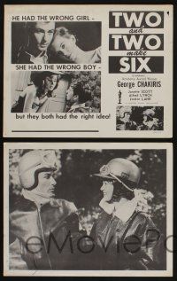 5g799 TWO & TWO MAKE SIX 4 LCs '61 George Chakiris, Janette Scott, partner swapping!