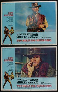 5g548 TWO MULES FOR SISTER SARA 8 LCs '70 art of gunslinger Clint Eastwood & Shirley MacLaine!