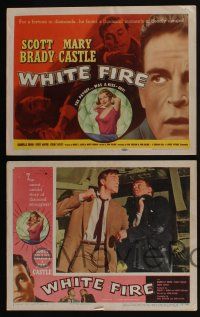 5g562 WHITE FIRE 8 LCs '53 the payoff was a kiss-off & a fortune in diamonds!