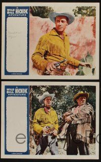 5g803 WILD BILL HICKOK 4 LCs '50s Guy Madison in the title role, not overprinted!