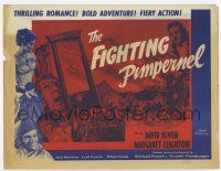 5h017 ELUSIVE PIMPERNEL herald '53 Powell & Pressburger, David Niven, The Fighting Pimpernel!