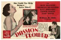 5h040 PASSION FLOWER herald '30 beautiful Kay Francis could not help being a love thief!