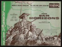 5h607 FAR HORIZONS pressbook55 art of Charlton Heston & Fred MacMurray as Lewis & Clark + Donna Reed