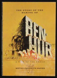 5h063 BEN-HUR softcover English souvenir program book '60 Charlton Heston, William Wyler classic!