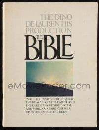5h064 BIBLE souvenir program book '67 John Huston as Noah, Boyd as Nimrod, Ava Gardner as Sarah!
