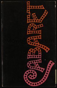 5h068 CABARET program book '72 Liza Minnelli sings & dances in Nazi Germany, directed by Bob Fosse