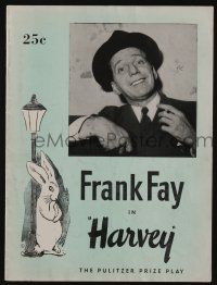 5h100 HARVEY stage play souvenir program book '44 Frank Fay as Elwood P. Dowd on Broadway!