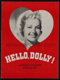 5h102 HELLO DOLLY stage play souvenir program book '67 Betty Grable in the starring role!
