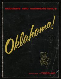 5h125 OKLAHOMA souvenir program book '56 Gordon MacRae, Shirley Jones, Rodgers & Hammerstein!