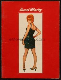 5h158 SWEET CHARITY souvenir program book '69 Bob Fosse musical starring Shirley MacLaine!