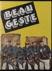 5h004 BEAU GESTE herald '26 great images of Ronald Colman & French Foreign Legionnaires!