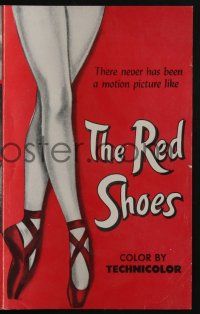 5h043 RED SHOES herald '49 Michael Powell & Emeric Pressburger classic, ballerina Moira Shearer!