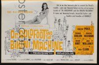 5h584 DR. GOLDFOOT & THE BIKINI MACHINE pressbook'65 Vincent Price, sexy babes w/kiss & kill buttons