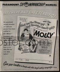 5h647 GOLDBERGS pressbook '50 Gertrude Berg's show about Jewish family in 1940s Brooklyn, Molly!