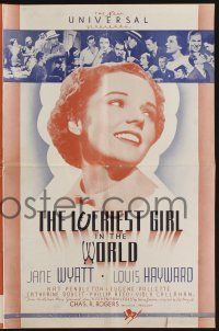 5h765 LUCKIEST GIRL IN THE WORLD pressbook '36 Jane Wyatt, Louis Hayward, Eugene Pallette