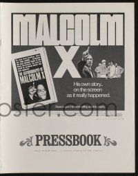 5h775 MALCOLM X pressbook '72 his own story as it really happened, from his autobiography!