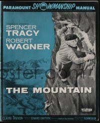 5h808 MOUNTAIN pressbook '56 mountain climber Spencer Tracy, Robert Wagner, Claire Trevor!
