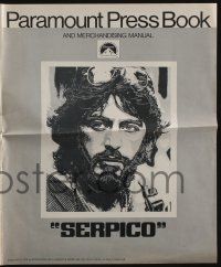 5h886 SERPICO pressbook '74 Al Pacino starring in Sidney Lumet crime classic!