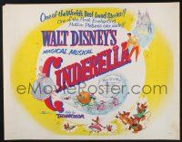 5j518 CINDERELLA 1/2sh R57 Walt Disney classic romantic musical fantasy cartoon!