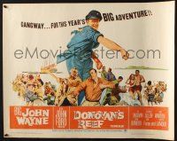 5j552 DONOVAN'S REEF 1/2sh '63 John Ford, great art of punching sailor John Wayne & Lee Marvin!