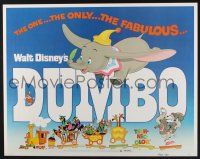 5j559 DUMBO signed 1/2sh R76 colorful art from Walt Disney circus elephant classic!