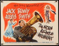 5j633 HORN BLOWS AT MIDNIGHT style B 1/2sh '45 Jack Benny is angel playing trumpet to end the world