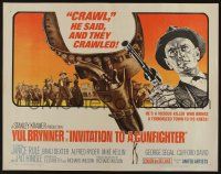 5j649 INVITATION TO A GUNFIGHTER 1/2sh '64 vicious killer Yul Brynner brings a town to its knees!