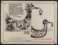 5j687 LORD LOVE A DUCK 1/2sh '66 Roddy McDowall, sexy Tuesday Weld, an act of pure aggression!