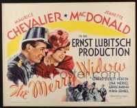 5j702 MERRY WIDOW 1/2sh R62 Maurice Chevalier, Jeanette MacDonald, Ernst Lubitsch!