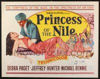 5j749 PRINCESS OF THE NILE 1/2sh '54 sexy full-length art of barely-dressed young Debra Paget!