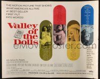 5j823 VALLEY OF THE DOLLS 1/2sh '67 sexy Sharon Tate, from Jacqueline Susann's erotic novel!
