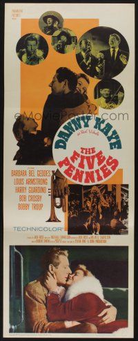 5j117 FIVE PENNIES insert '59 Danny Kaye, Louis Armstrong & Barbara Bel Geddes!