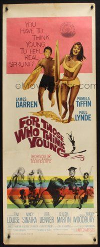 5j119 FOR THOSE WHO THINK YOUNG insert '64 James Darren, Paul Lynde, Tina Louise, Bob Denver