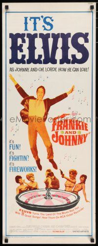 5j123 FRANKIE & JOHNNY insert '66 Elvis Presley turns the land of the blues red hot!