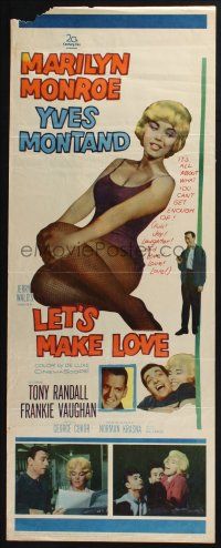 5j206 LET'S MAKE LOVE insert '60 great images of super sexy Marilyn Monroe & Yves Montand!