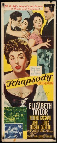5j278 RHAPSODY insert '54 Elizabeth Taylor must possess Vittorio Gassman, heart, body & soul!