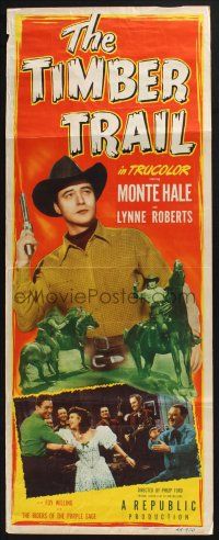 5j374 TIMBER TRAIL insert '48 great images of Monte Hall and Lynne Roberts!