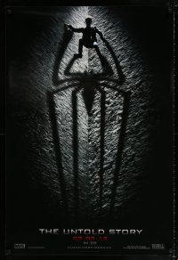 5k038 AMAZING SPIDER-MAN teaser DS 1sh '12 shadowy image of Andrew Garfield climbing wall!
