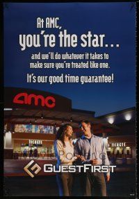 5k054 AMC THEATRES guest first style DS 1sh '06 cool ad from the movie theater chain!