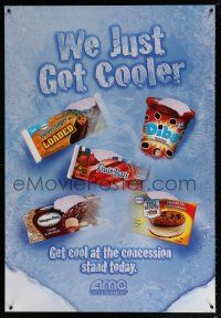 5k055 AMC THEATRES ice cream style DS 1sh '08 cool ad from the movie theater chain!