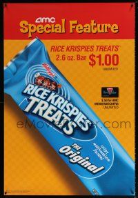 5k059 AMC THEATRES Rice Krispies Treats style DS 1sh '08 cool ad from the movie theater chain!