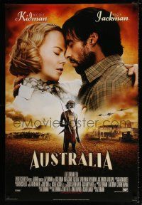 5k080 AUSTRALIA style B int'l DS 1sh '08 Hugh Jackman & Nicole Kidman, aborigine!