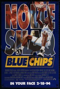 5k111 BLUE CHIPS advance 1sh '94 basketball, Nick Nolte, Ed O'Neal & Shaquille O'Neal!