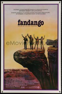 5k261 FANDANGO booze style 1sh '85 college buddies Kevin Costner & Judd Nelson!