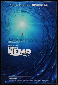 5k279 FINDING NEMO advance DS 1sh '03 best Disney & Pixar animation, 3.7 trillion fish!
