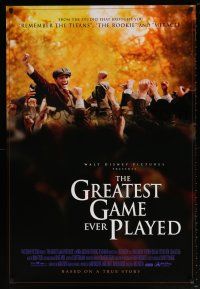 5k332 GREATEST GAME EVER PLAYED DS 1sh '05 directed by Bill Paxton, Shia Labeouf, golf!